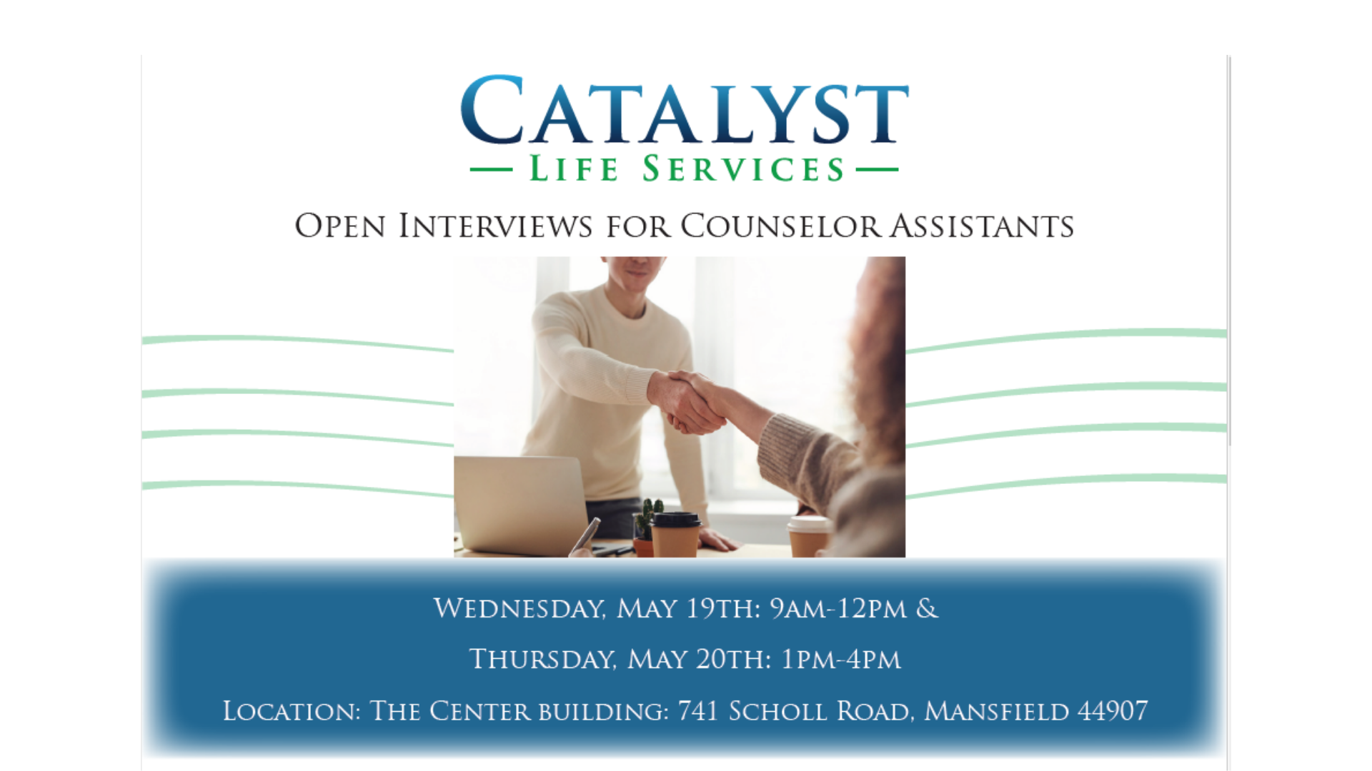 May News Catalyst Life Services